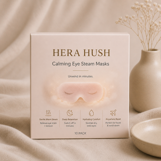 Hera Hush Glow – Calming Eye Steam Masks (10 Pack)