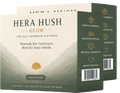 Hera Hush Glow Duo — two boxes of unscented self-warming eye masks (20 masks)
